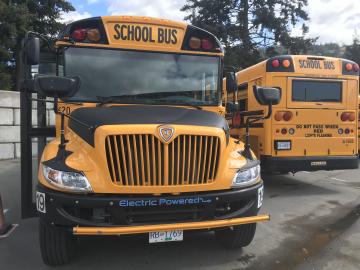 Two school buses